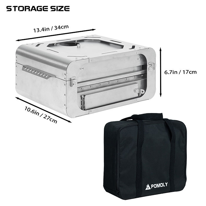 【Pre Order】Lumberjack Max | Titanium Wood Stove | Portable Tent Stove | POMOLY New Arrival