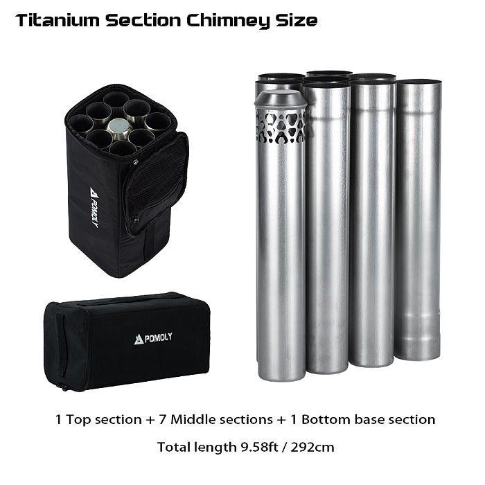 Lumberjack | Titanium Wood Stove | Portable Tent Stove | POMOLY New Arrival