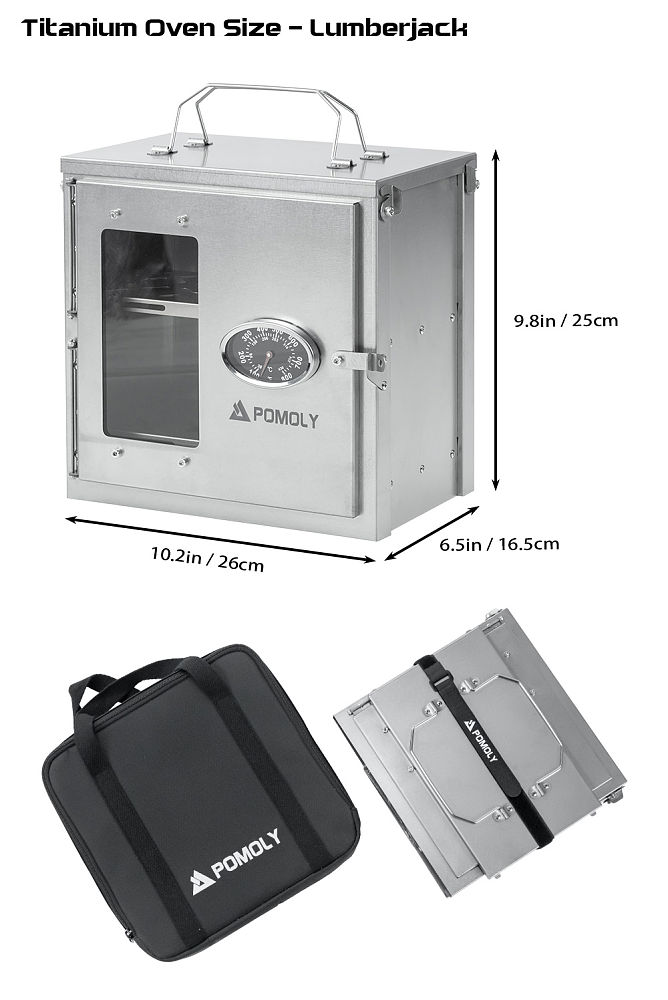 Lumberjack | Titanium Wood Stove | Portable Tent Stove | POMOLY New Arrival