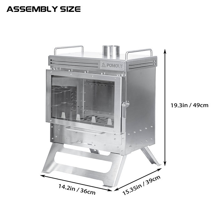 Dweller Max Wood Stove | Outdoor Fireplace for Hot Tent Camping