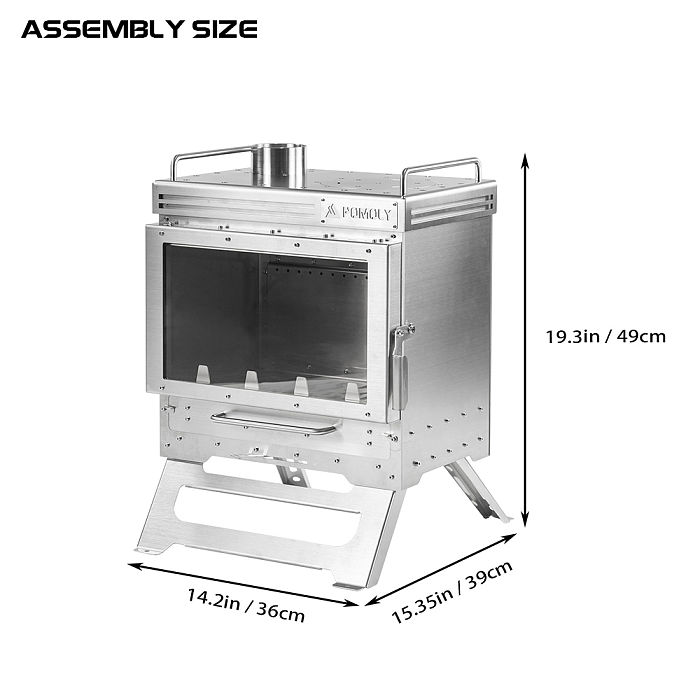 【Pre Order】Dweller Max 2.0 | Camping Wood Stove | POMOLY New Arrival 2024