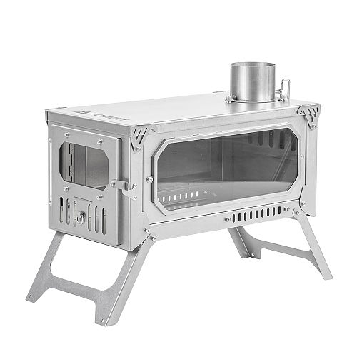 【Pre Order】T-Brick 2.0 | Portable Titanium Wood Stove for Hot Tent Camping | POMOLY New Arrival 2025