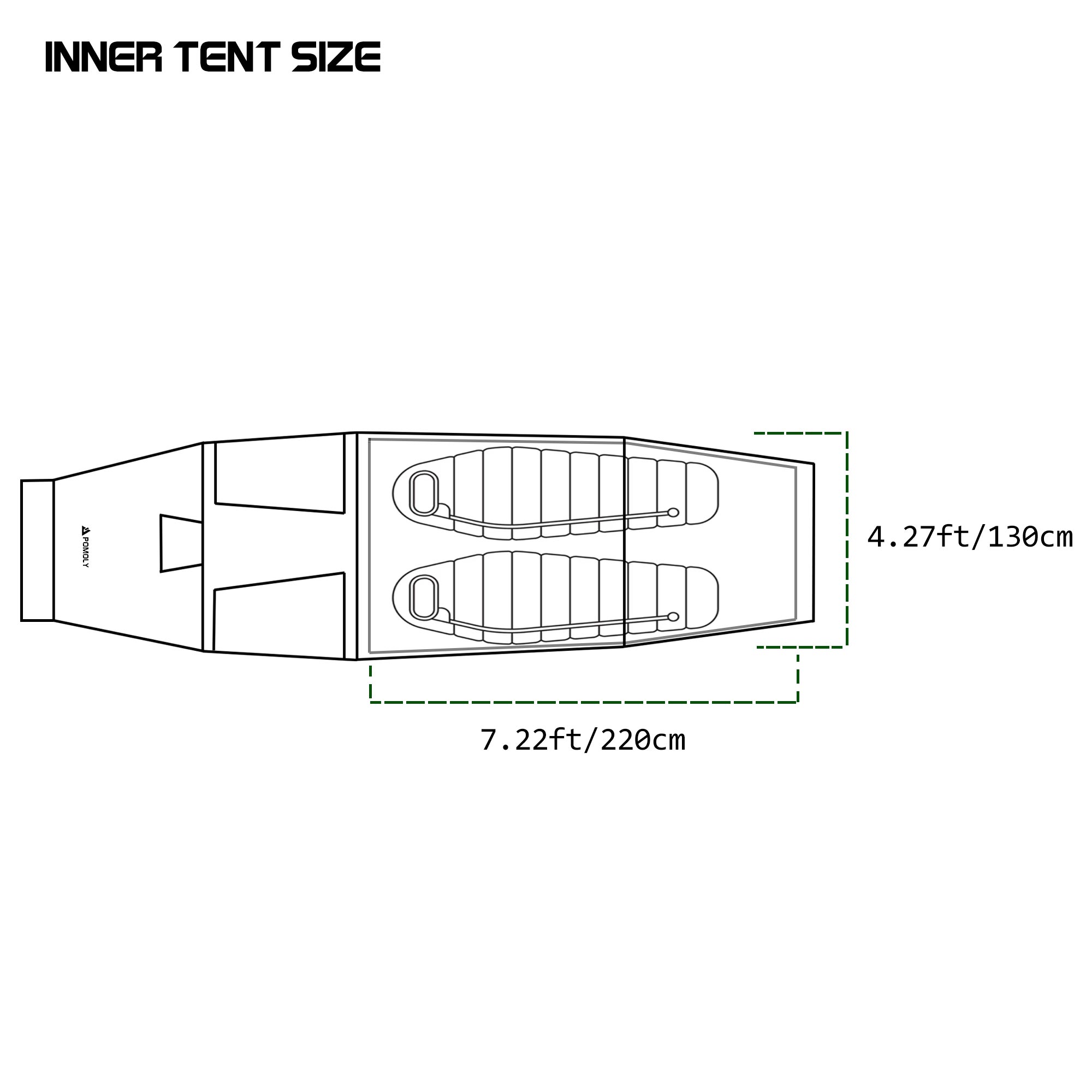 POMOLY Locomotive 2 Chimney Tent | POMOLY New Arrival 2023