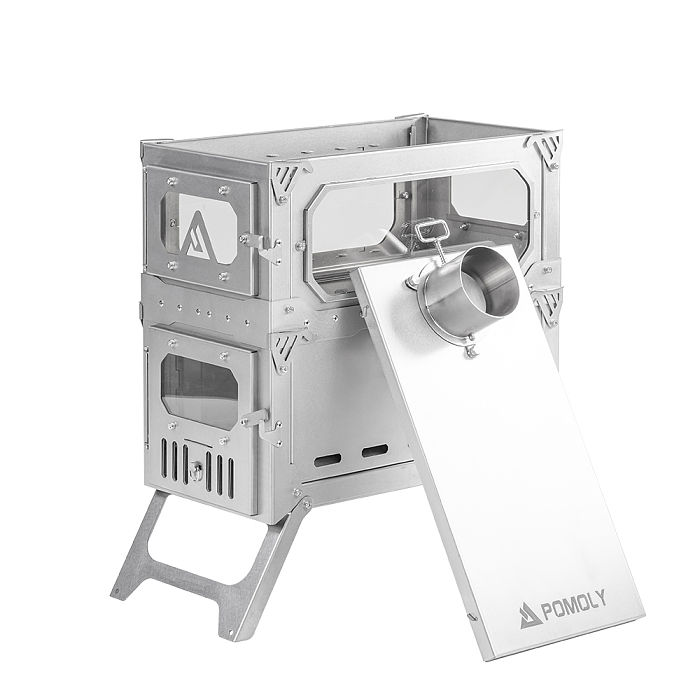 【Pre Order】T-Brick 2.0 | Extended Version | Titanium Stove for Multiplayer Hot Tent Camping | POMOLY New Arrival 2025