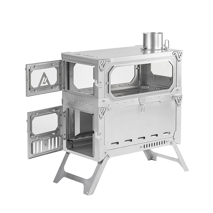 【Pre Order】T-Brick 2.0 | Extended Version | Titanium Stove for Multiplayer Hot Tent Camping | POMOLY New Arrival 2025