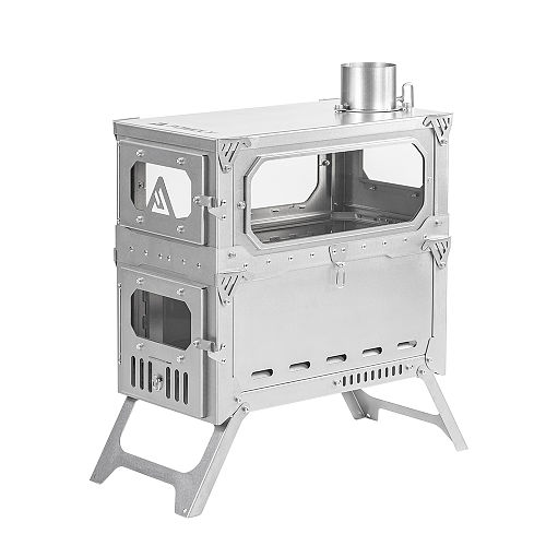【Pre Order】T-Brick 2.0 | Extended Version | Titanium Stove for Multiplayer Hot Tent Camping | POMOLY New Arrival 2025