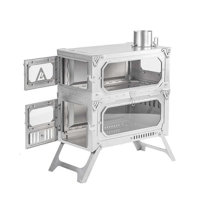 【Pre Order】T-Brick 2.0 | Extended Version | Titanium Stove for Multiplayer Hot Tent Camping | POMOLY New Arrival 2025