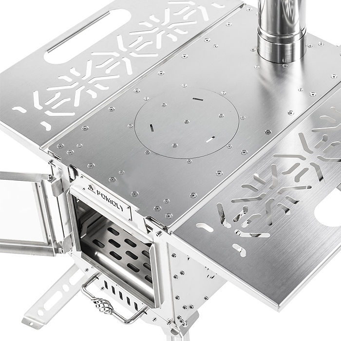 Oroqen Max 3 Wood Stove | Portable Stove for Hot Tent Camping | POMOLY New Arrival