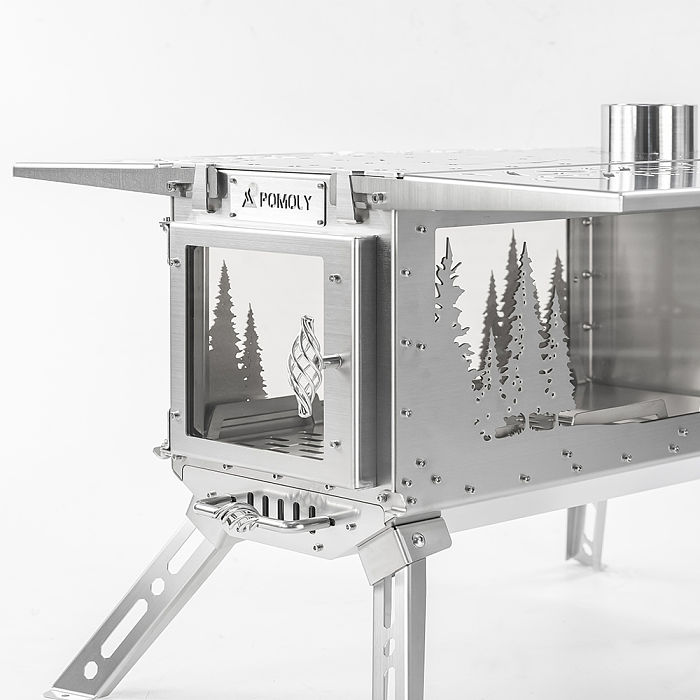 Oroqen Max 3 Wood Stove | Portable Stove for Hot Tent Camping | POMOLY New Arrival