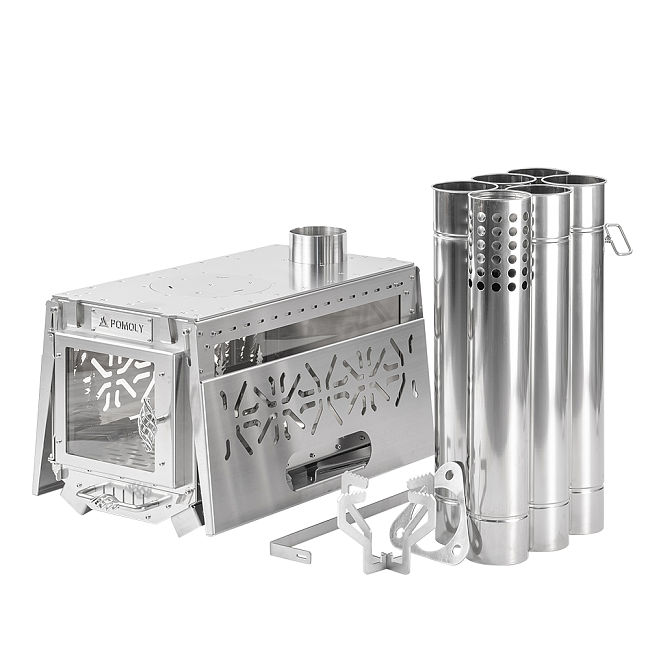 Oroqen Max 3 Wood Stove | Portable Stove for Hot Tent Camping | POMOLY New Arrival