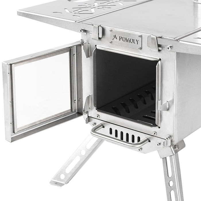 Oroqen Mini Wood Stove | Portable Stove for Hot Tent Camping | POMOLY New Arrival