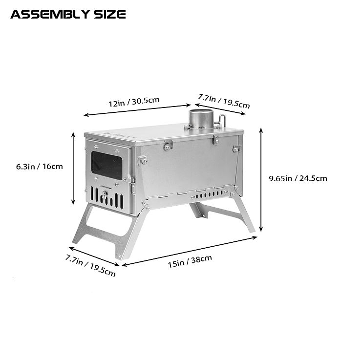 fastfold titanium stove