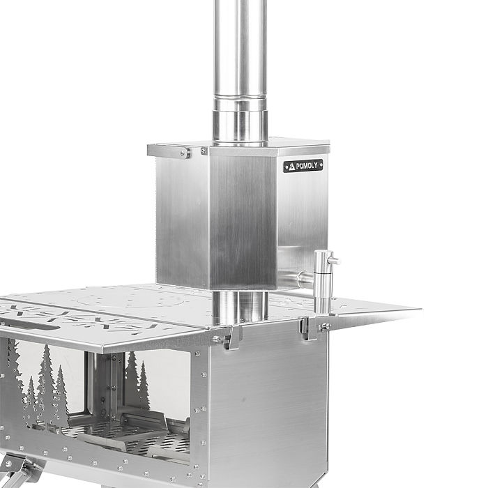 Chimney Water Tank Stovepipe Water Heater - 7cm | POMOLY New Arrival