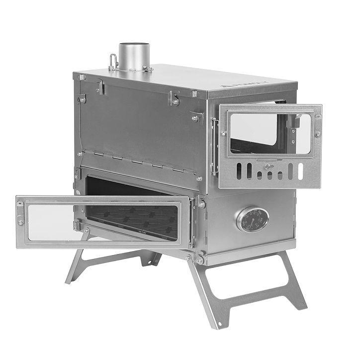 [Independence Day Sale] T1 Taisoca Oven Stove | Portable Titanium Tent Wood Stove with Oven Part | 2022 New Arrival