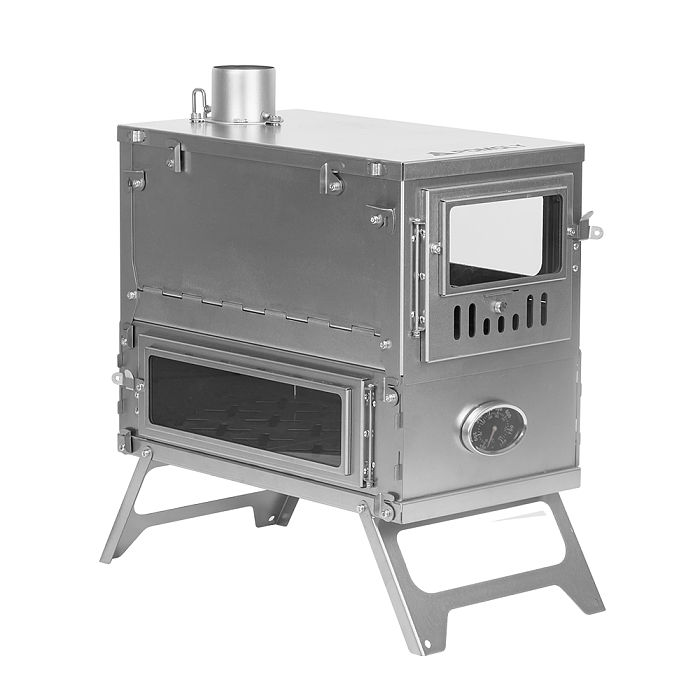 [Independence Day Sale] T1 Taisoca Oven Stove | Portable Titanium Tent Wood Stove with Oven Part | 2022 New Arrival