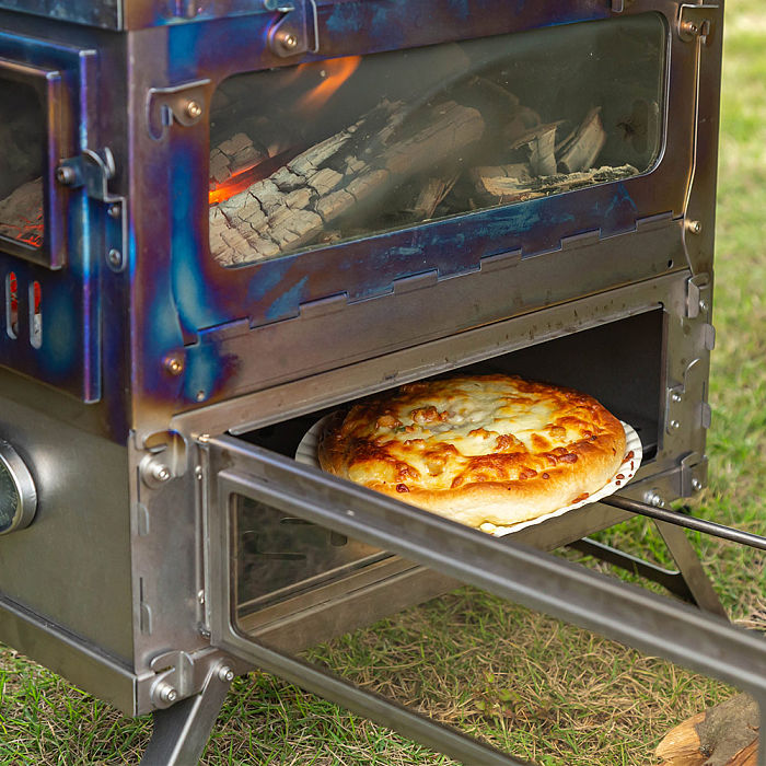 [Independence Day Sale] T1 Taisoca Oven Stove | Portable Titanium Tent Wood Stove with Oven Part | 2022 New Arrival