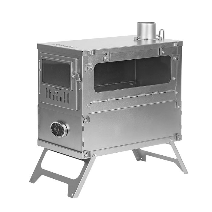 [Independence Day Sale] T1 Taisoca Oven Stove | Portable Titanium Tent Wood Stove with Oven Part | 2022 New Arrival