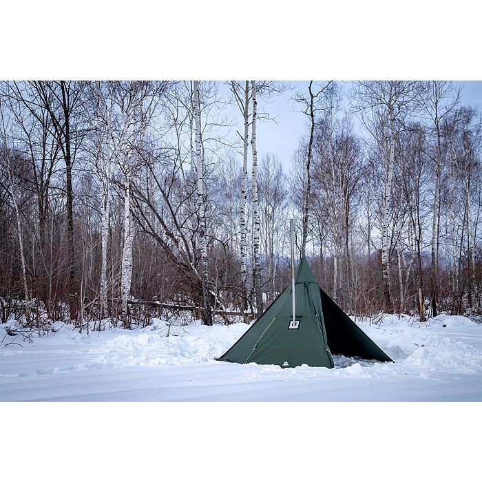 [Independence Day Sale] YARN Plus Canvas Hot Tent with Wood Stove Jack 2-4 Person