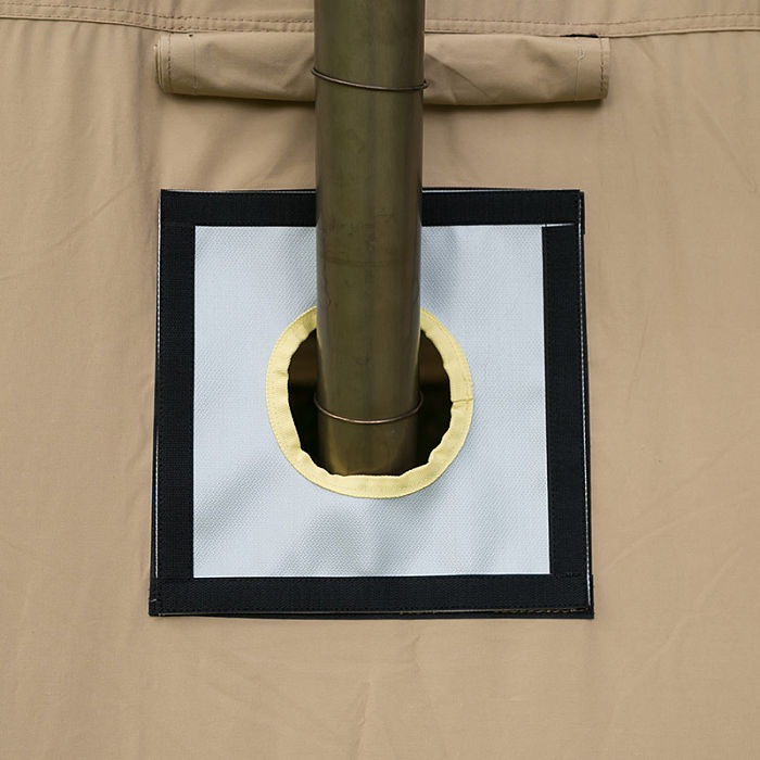 [Independence Day Sale] YARN Plus Canvas Hot Tent with Wood Stove Jack 2-4 Person