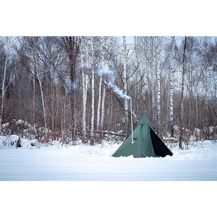 [Independence Day Sale] YARN Plus Canvas Hot Tent with Wood Stove Jack 2-4 Person
