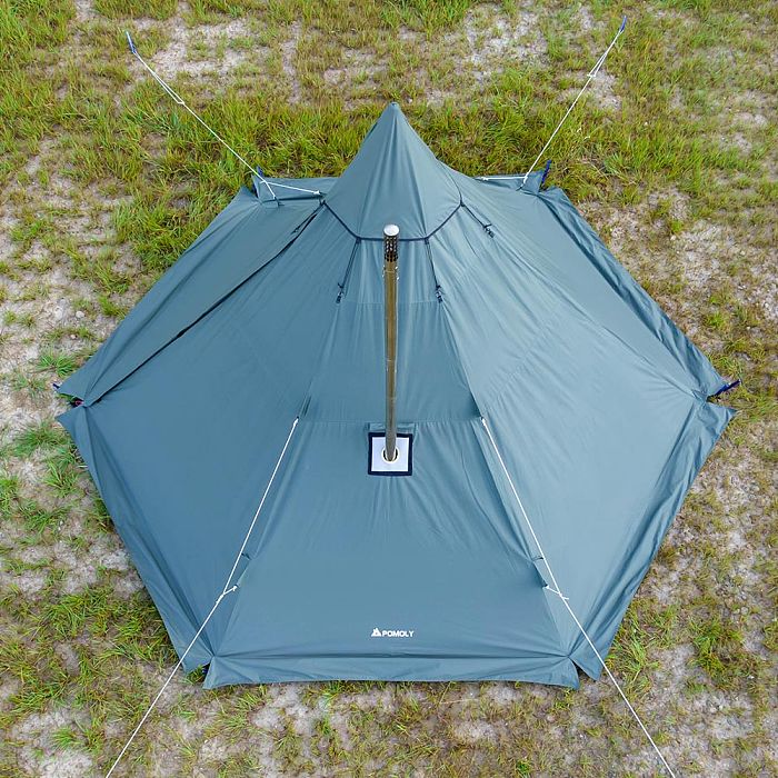 [Independence Day Sale] YARN Plus Canvas Hot Tent with Wood Stove Jack 2-4 Person
