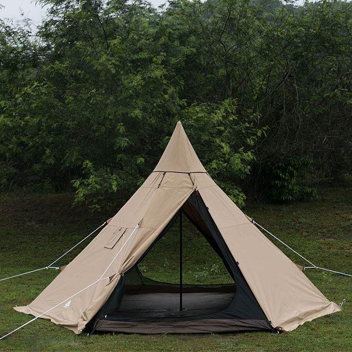 [Independence Day Sale] YARN Plus Canvas Hot Tent with Wood Stove Jack 2-4 Person
