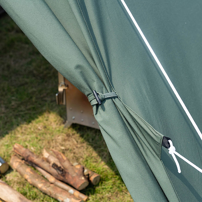 [Independence Day Sale] YARN Plus Canvas Hot Tent with Wood Stove Jack 2-4 Person