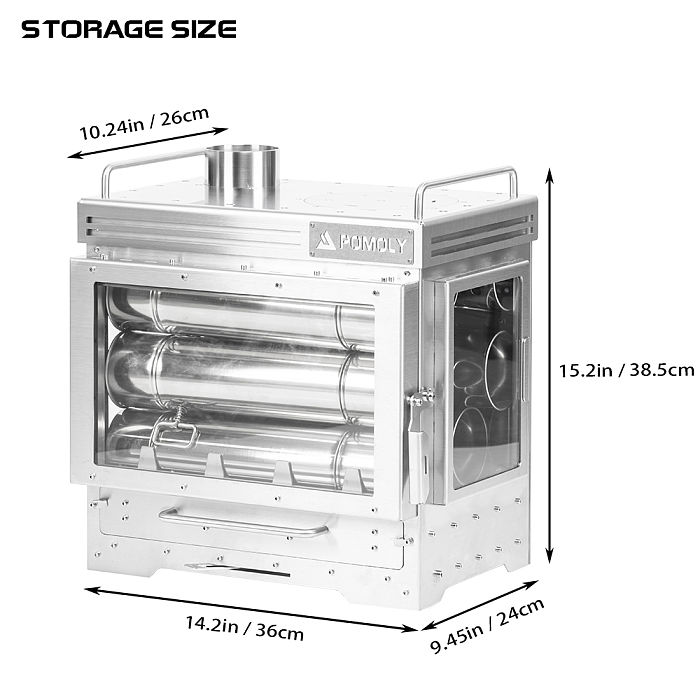 【Pre Order】Dweller Max 3 | Camping Wood Stove | POMOLY New Arrival 2025