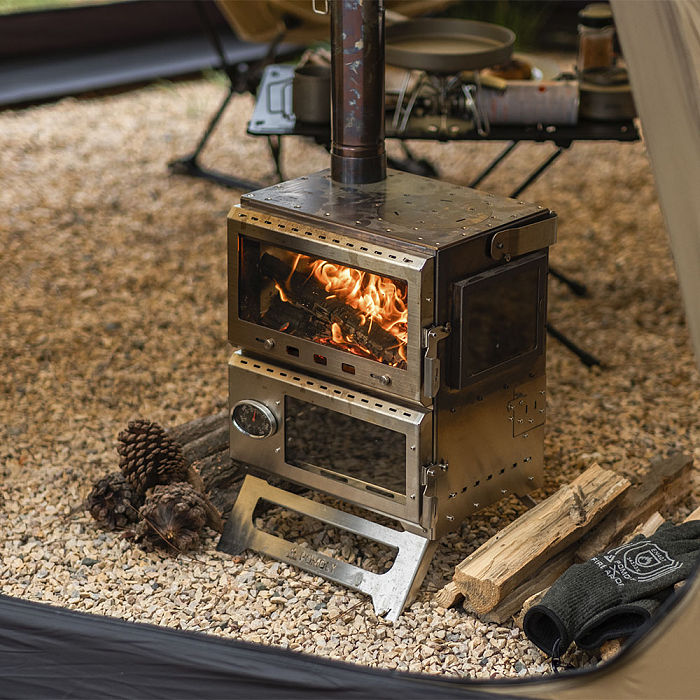Baker Hot Tent Oven Stove | Portable Oven Tent Wood Stove | POMOLY New Arrival 2024