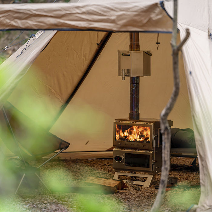 Baker Hot Tent Oven Stove | Portable Oven Tent Wood Stove | POMOLY New Arrival 2024
