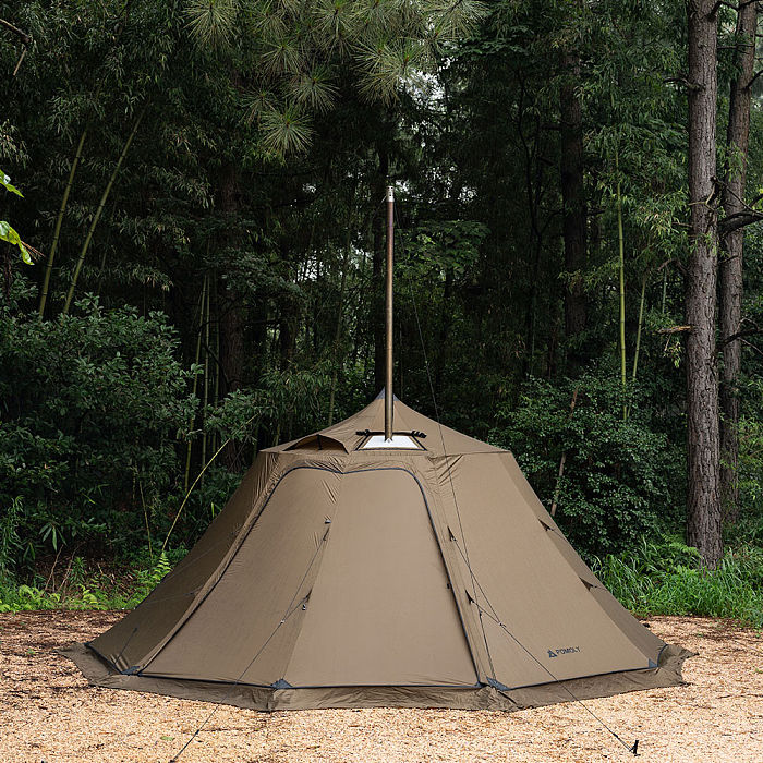 【Pre Order】Circle 6 | Outdoor Hot Tent | Bell-Shaped Camping Hot Tent POMOLY New Arrival 2024