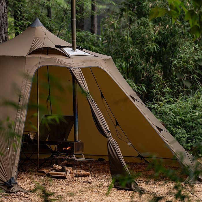 【Pre Order】Circle 6 | Outdoor Hot Tent | Bell-Shaped Camping Hot Tent POMOLY New Arrival 2024