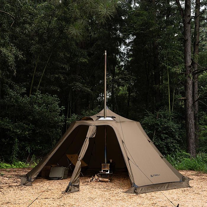 【Pre Order】Circle 6 | Outdoor Hot Tent | Bell-Shaped Camping Hot Tent POMOLY New Arrival 2024