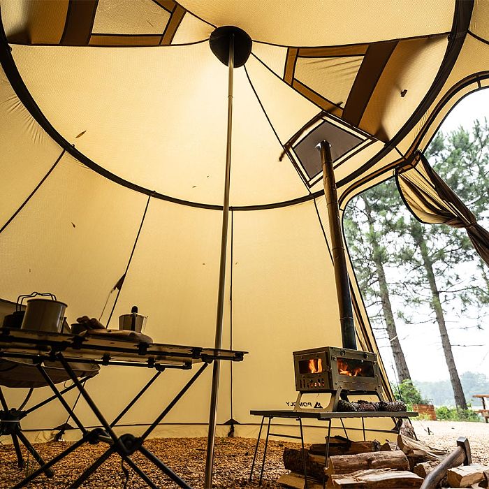 【Pre Order】Circle 6 | Outdoor Hot Tent | Bell-Shaped Camping Hot Tent POMOLY New Arrival 2024