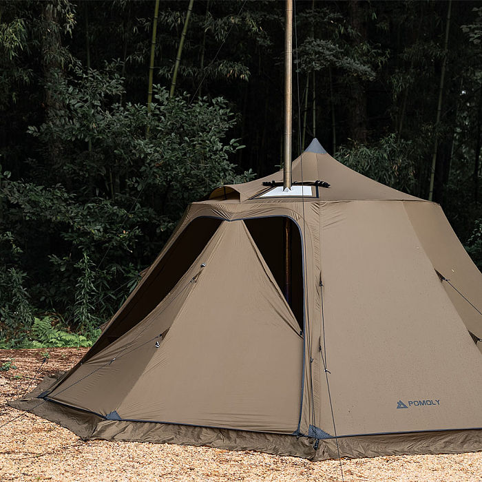【Pre Order】Circle 6 | Outdoor Hot Tent | Bell-Shaped Camping Hot Tent POMOLY New Arrival 2024