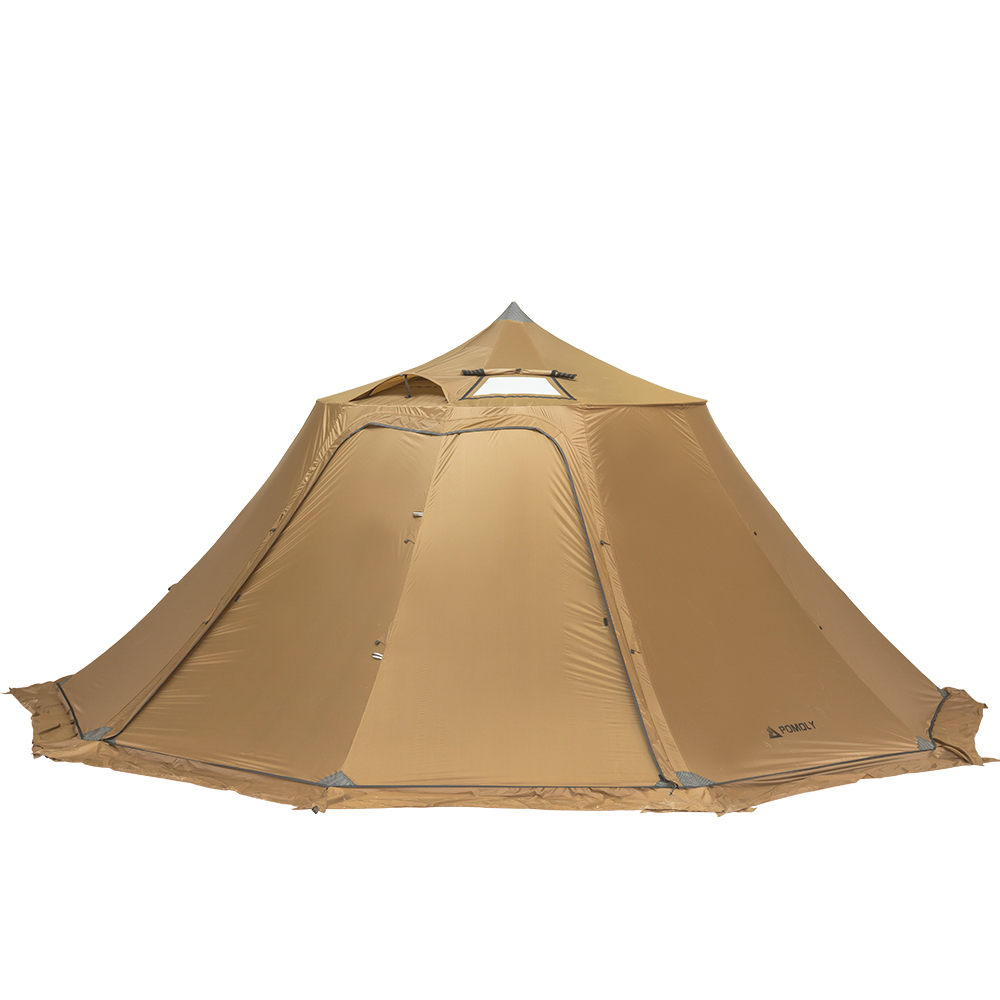 POMOLY Circle 6 ワンポールテント Circle 6 Wood Stove Tent | Camping Hot Tent | POMOLY New Arrival 2023