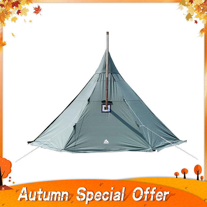 【ハリオ】pomoly yarn plus YARN Plus Canvas Hot Tent with Wood Stove Jack 2-4 Person