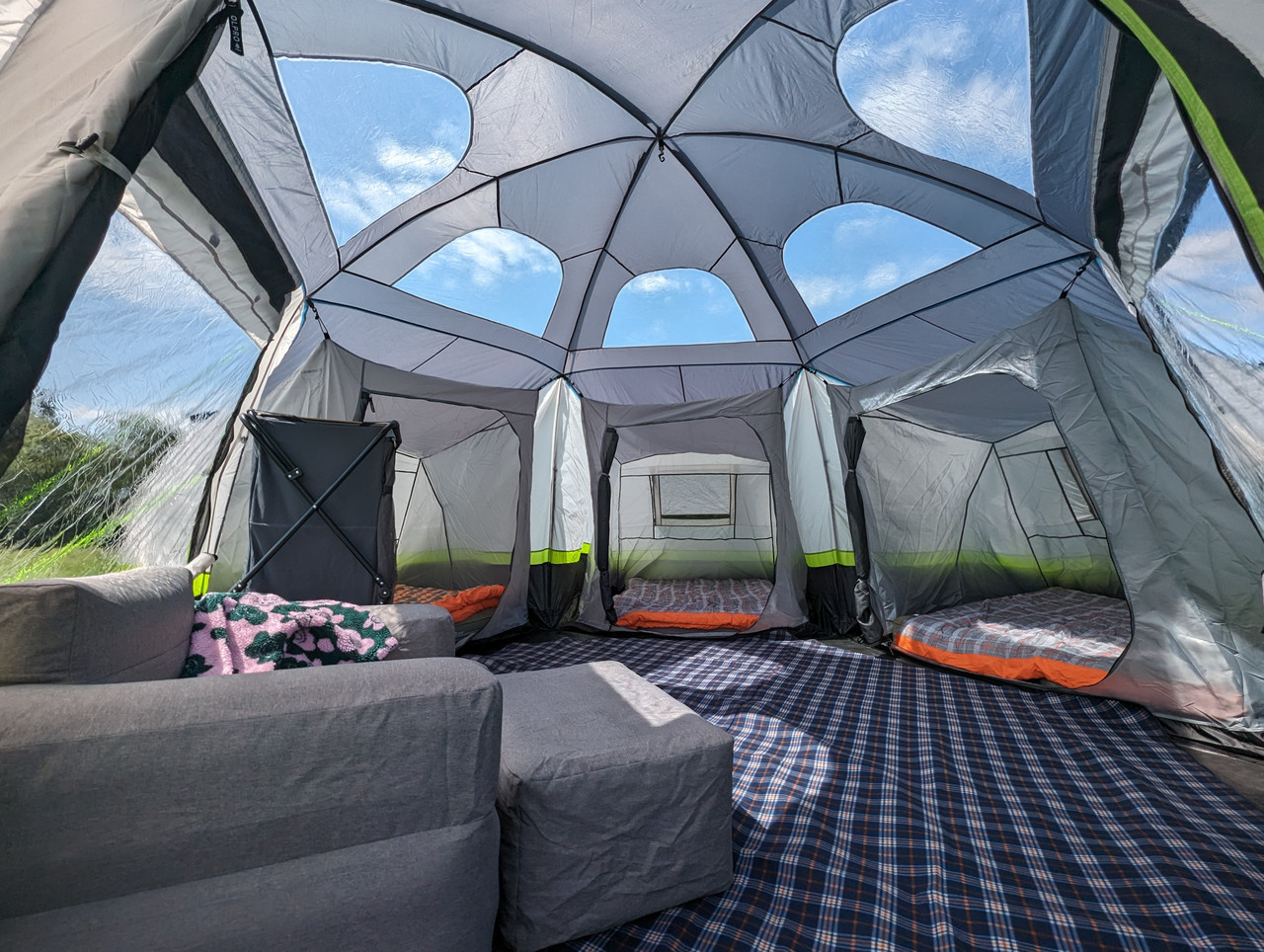 abspannseile zelt Reflektierende Zelt-Abspannseile, 10 Stück, grün, 4 m lang, Camping-Abspannleinen, 4 mm, leichte Seile, Zeltführungslinien für Camping Texel Aufblasbares Sonnendach Accessoire Vendor Color:GREEN