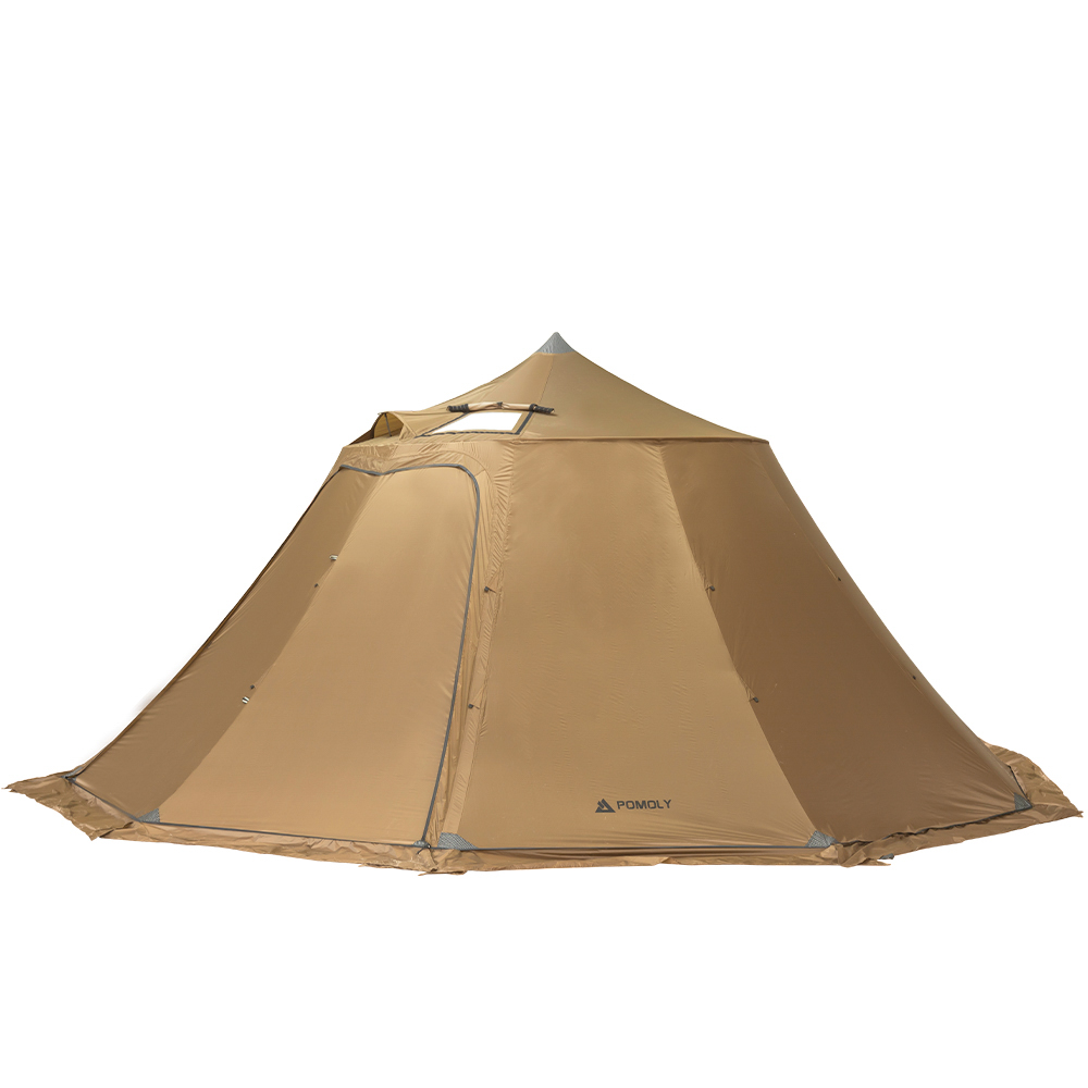 POMOLY Circle 6 ワンポールテント Circle 6 Wood Stove Tent | Camping Hot Tent | POMOLY New Arrival 2023