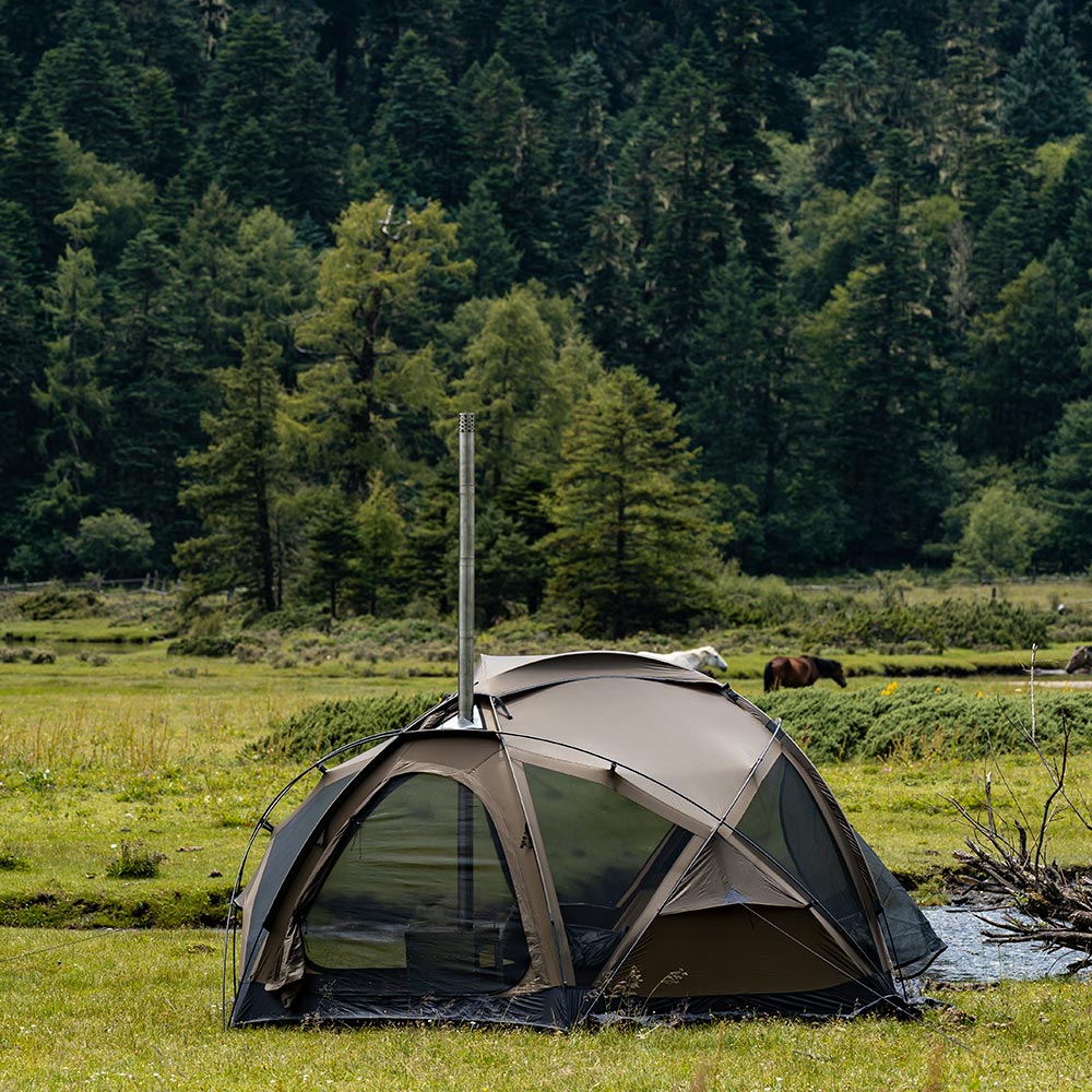 Dome X4 Pro Wood Stove Tent | Camping Hot Tent | POMOLY New