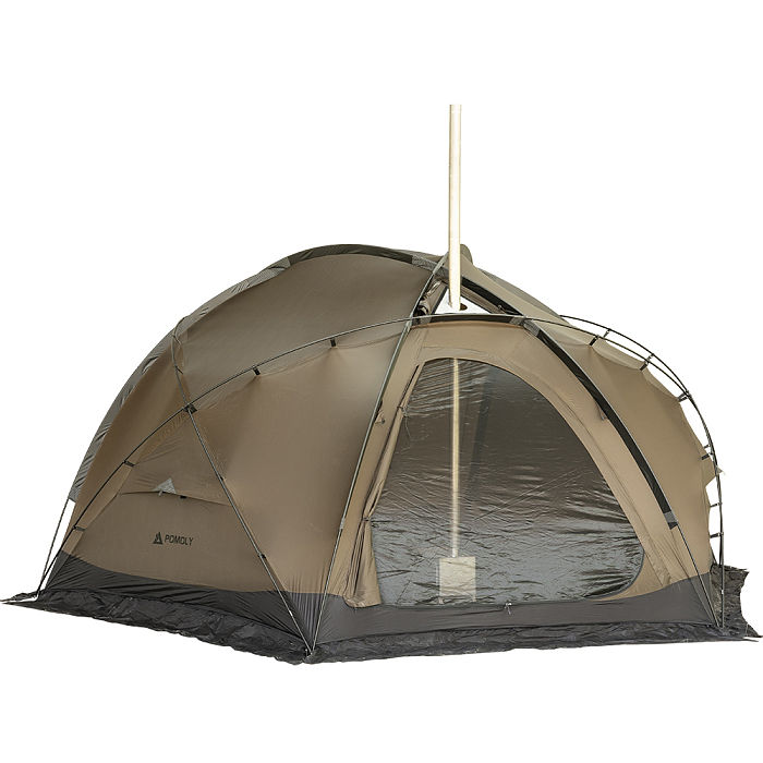 POMOLY Dome X6 | Round Tent Large Freestanding Tent 4-6 Person Family Hot Tent Camping