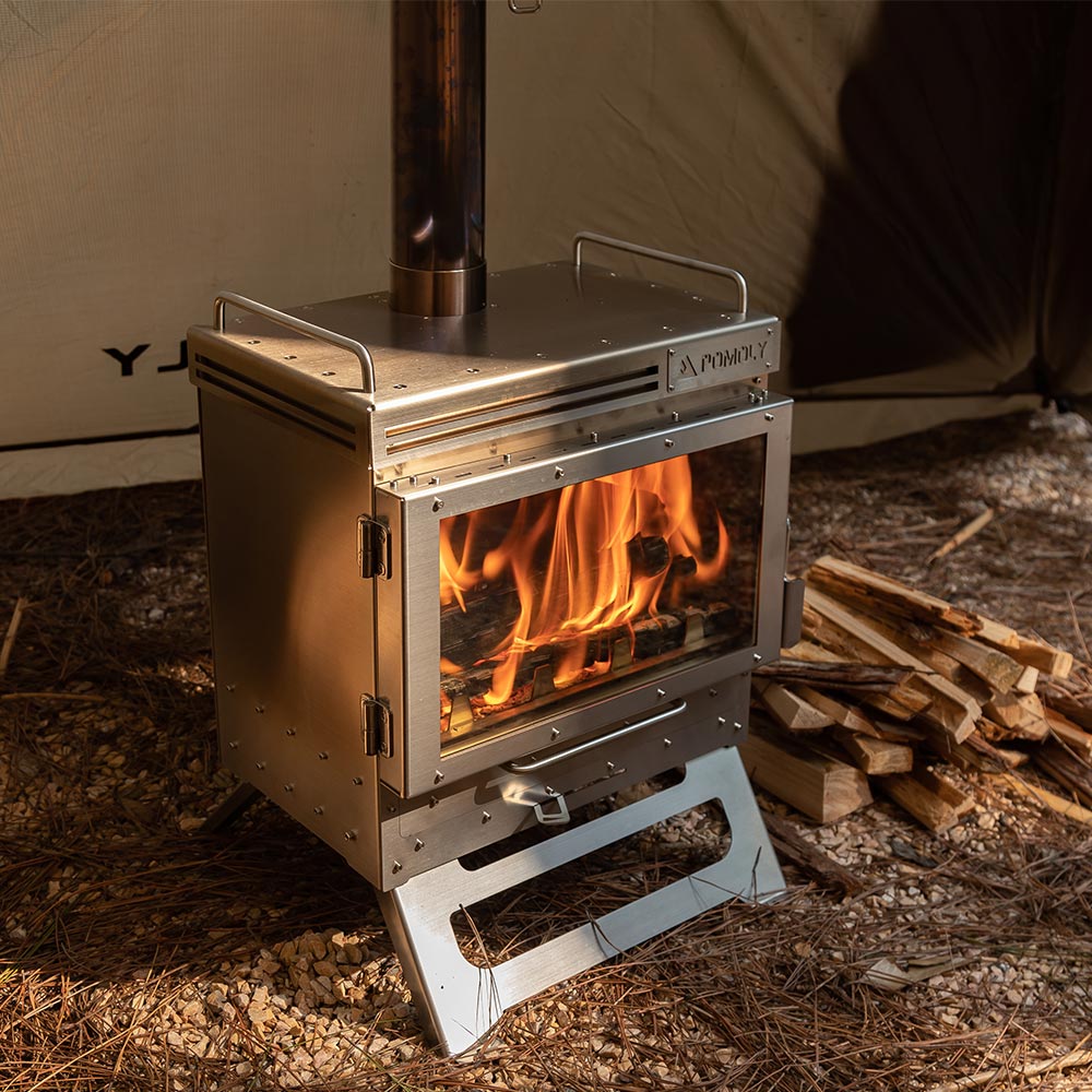 k*s様 POMOLY 薪ストーブ Dweller Max 2.0 Dweller Max Tent Stove | Camping Fireplace for Hot Tent Camping