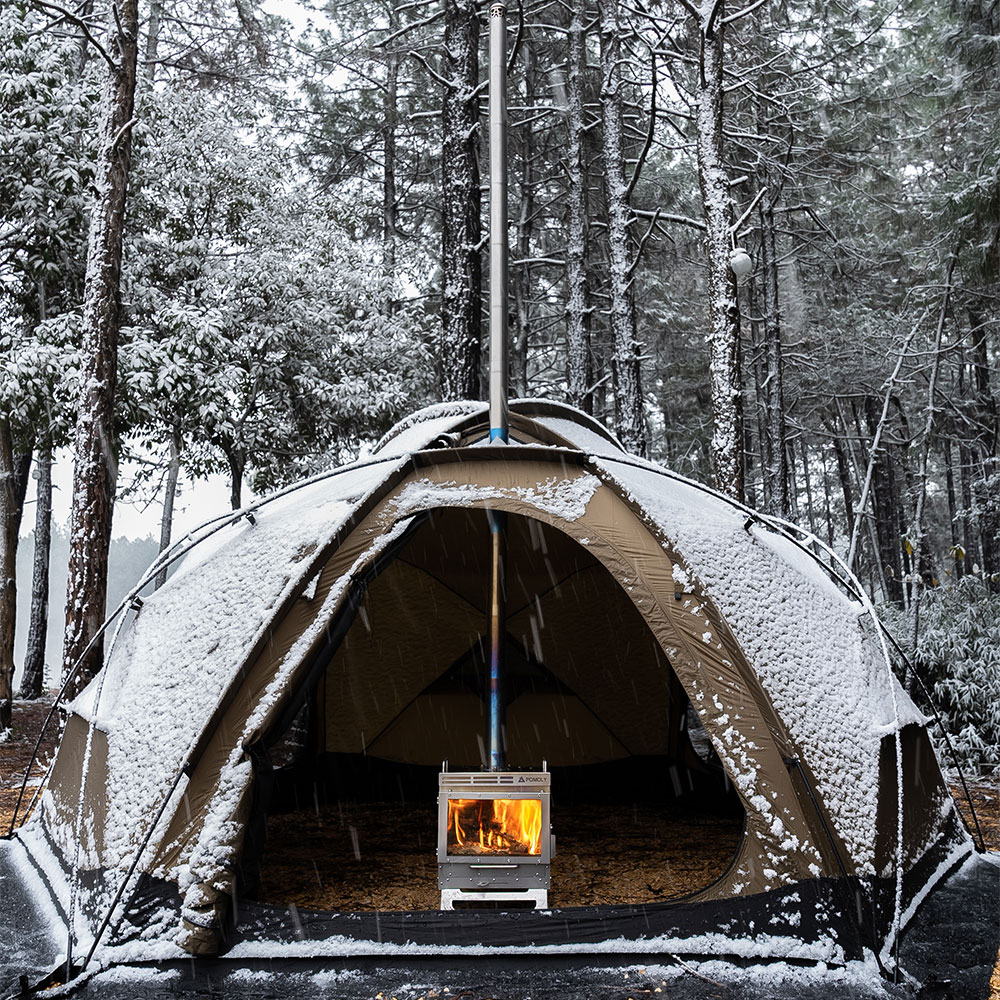 Dome X4 Wood Stove Tent | Camping Hot Tent | POMOLY New