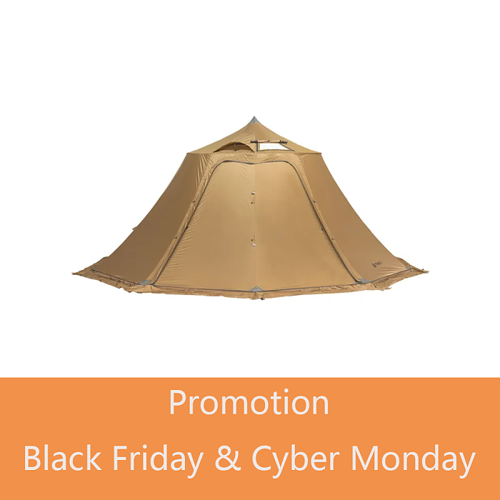 Circle 6 Wood Stove Tent | Camping Hot Tent | POMOLY New Arrival 2023