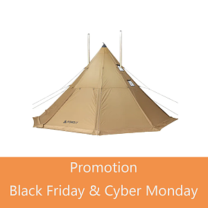 Bromance 70 Teepee Hot Tent for 4-6 Person | POMOLY 2022 New Series