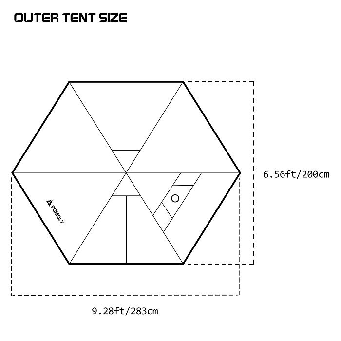 HUSSAR 20 | Solo Tipi Hot Tent | POMOLY New Arrival 2024