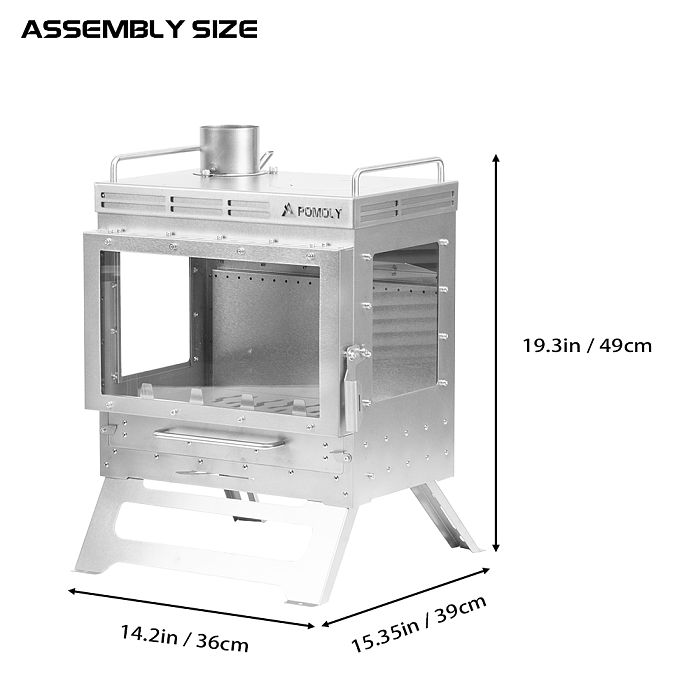 Dweller Max Ti 3 | Titanium Wood Stove | POMOLY New Arrival 2025