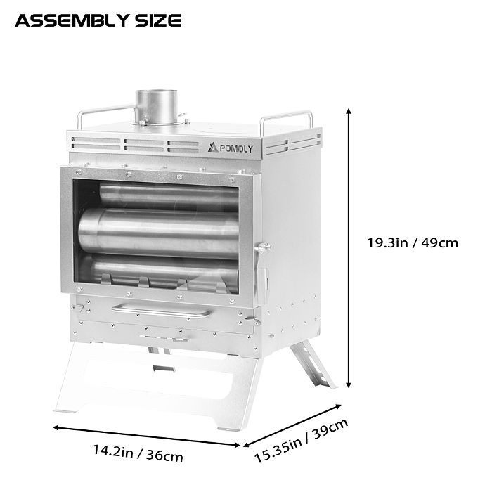 Dweller Ti Max | Titanium Wood Stove | POMOLY New Arrival 2025