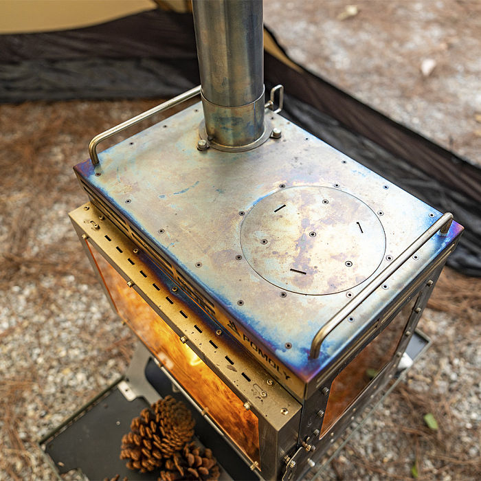 Dweller Max Ti 3 | Titanium Wood Stove | POMOLY New Arrival 2025