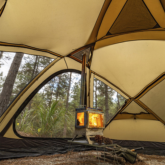 Dweller Max Ti 3 | Titanium Wood Stove | POMOLY New Arrival 2025